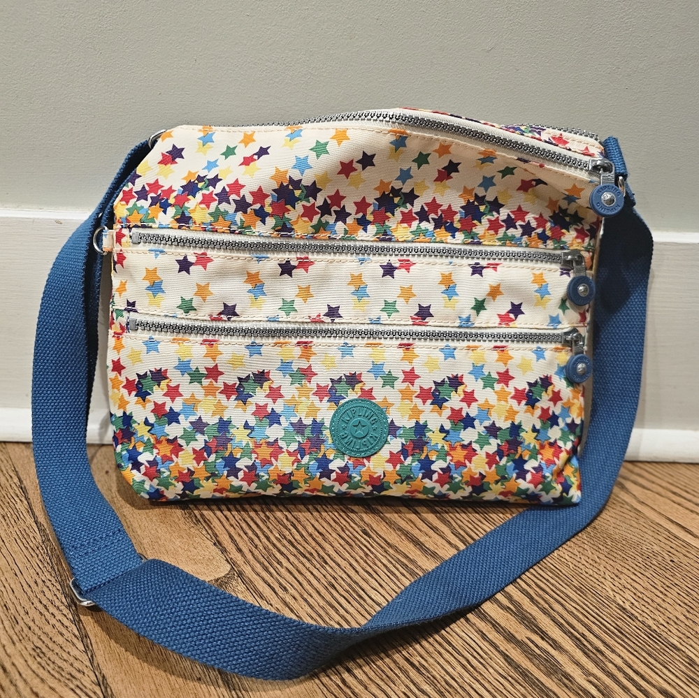Kipling Colorful Star Patterned Crossbody Bag